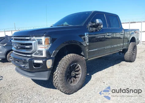 2021 Ford F-250 Platinum from USA, damaged, VIN 1FT7W2BT9MEC02201